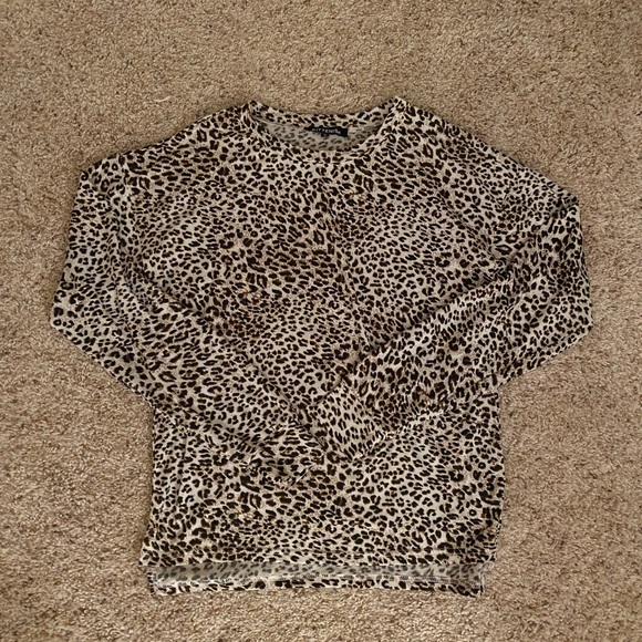Kittenish Tops - Kittenish Hadley leopard top